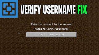 Failed To Verify username Aternos Server Fix!! Minecraft (Fix in 1 min )