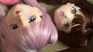 Kigurumi mask.BJD head doll.Doll head.Anime mask.Crossdressing mask. Animegao. Carnival mask.#BJD