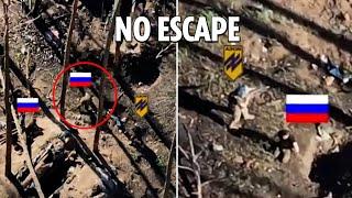 Russian troops scurry to surrender as Ukrainian squad hits them with grenades and gunfire