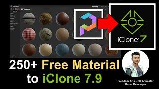 250+ Free Material Texture to iClone 7.9 - Poly Haven to iClone 7.9 Tutorial