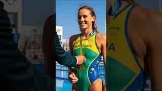 ‍️The Most Beautiful Swimmers | AustraliaGold  Medalist He was trying, but she went her own way
