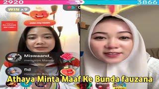 Live tiktok - kelembutan hati athaya ketika live PK bareng bunda fauzana