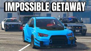 Impossible Police Chase Getaway in GTA 5 RP