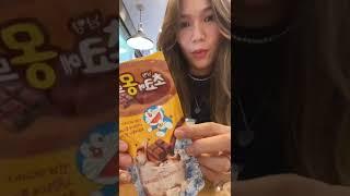 CVS Brown Food Challenge at a #koreanconveniencestore  #asmreating #korea #foodie