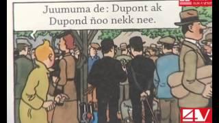 lancement de la version Wolof de Tintin "le secret de la licorne" à la librairie aux 4 Vents Dakar