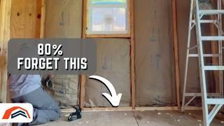 Simple and Easy DIY Shed Insulation - NO Soffit