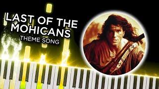 The Last of the Mohicans Theme (Trevor Jones) - Piano Tutorial