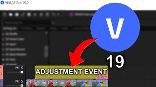 How to add an Adjustment Event in Vegas Pro 19 | Tutorial and how to add Effect.