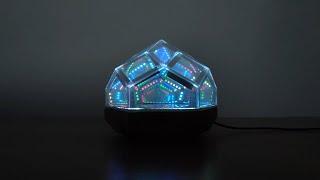 Make a Magic Lotus Lamp（With Infinity Illusion Mirror Lighting Effect）