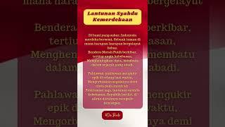 Dirgahayu Indonesia, Musikalisasi Puisi Pendek Kemerdekaan Indonesia