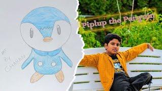 Piplup the Penguin | How to draw Penguin | Simple Penguin | Easy Penguin | Penguin | Art | Pokemon