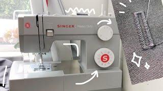 Sewing a Buttonhole Súper Easy | Singer Heavy Duty 4432