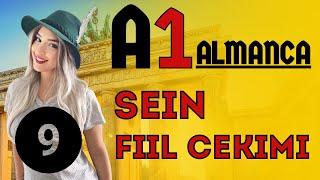 Ders 9 | Almanca A1 Temel Seviye | Almanca "sein" Fiil Çekimi Türkçe Anlatım