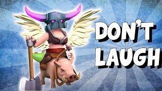 BEST MOMENTS!! LAUGH CHALLENGE! CLASH OF CLANS!!