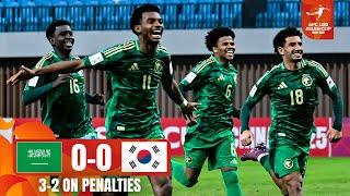 FINALISTS! Triumph in tense shootout | Saudi Arabia - Korea Republic | Highlights AFC U20 Asian Cup™