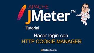 18. Tutorial Apache JMeter - Hacer login en JMeter con HTTP COOKIE MANAGER de una pagina web