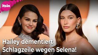 Hailey Bieber außer sich wegen Konflikt mit Selena Gomez: Sie dementiert Schlagzeile  • it's in