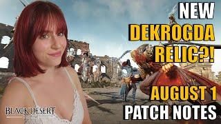 NEW DEKROGDA RELIC?! a tiny chance to get a vell or garmoth heart from  TERRMIAN ? | BDO Patch Notes