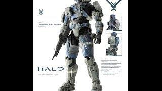 Sideshow threeA 3A Toys Halo Commander Carter 12 inch Figure Review