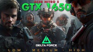 Delta Force (PC) - GTX 1650 Benchmark | Acer Nitro 5 Gaming Test | Ryzen 5 3550H