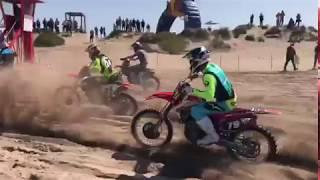 Rober Parasole en el Enduro du Mazagan - Largada