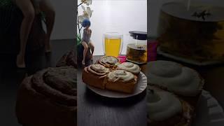 Пробую Кремобон #синабон #выпечка #cinnamonrolls #булочкаскорицей