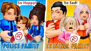 ROBLOX Brookhaven RP - FUNNY MOMENTS: POLICE vs CRIMINAL Family SURVIVAL Battle| Gwen Gaming Roblox