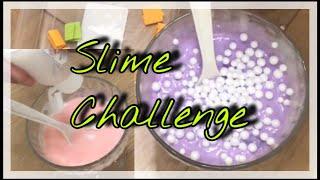 SLIME CHALLENGE/ПОПРОБУЙ НЕ ЗАСМЕЯТЬСЯ челендж