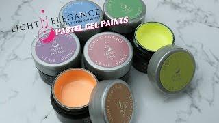 NEW LIGHT ELEGANCE PASTEL GEL PAINTS