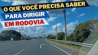 O que você PRECISA SABER FAZER para dirigir na rodovia! Márcia Pontes