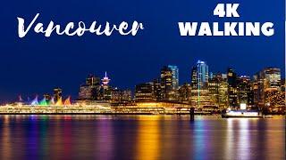 Vancouver 4k walking video | flyover canada during covid walking tour  #walking4k #vancouver