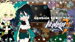 ⌜ Genshin React's To Honkai Impact  Read desc  Gacha club  HI3  5/5 ⌟