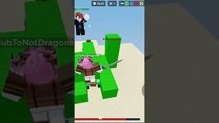 Beating a hacker in roblox bedwars #shorts