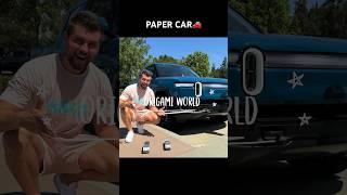 HOW TO MAKE PAPER CAR ORIGAMI WORLD CRAFTS | DIY ORIGAMI PAPER CAR STEP BY STEP | PAPER CAR BUILD