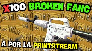 ABRO 100 CAJAS BROKEN FANG BUSCANDO LA M4A1-S PRINTSTREAM (MI M4 FAVORITA DE CS2)