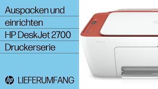 Auspacken und einrichten HP DeskJet 2700 Druckerserie | HP Drucker | HP Support