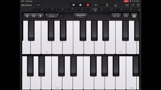 Однажды мир прогнется под нас фортепиано (Ipad piano)