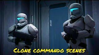 All Clone commando scenes - The Clone Wars, The Bad Batch