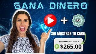 GANA + $200 USD Con VIDEOS de YOUTUBE con IA GRATIS y Sin Mostrar tu Cara