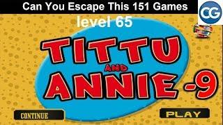 [Walkthrough] Can You Escape This 151 Games level 65 - Tittu and annie 9 - Complete Game