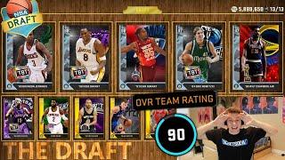 CAN I DRAFT A 90 RATED TEAM IN NBA 2K16 DRAFT?!