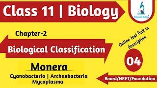 Biological Classification | Cyanobacteria | Archaebacteria | PPLO | Class 11 | Chapter 2 | Biology