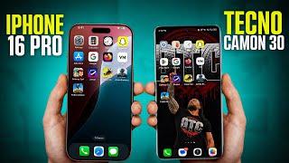 IPHONE 16 PRO VS TECNO CAMON 30 - SPEED PERFORMANCE TEST