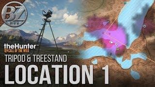 Tripod & Tree stand Locations: #1! (theHunter: Call of the Wild)