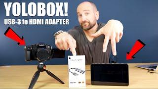 YoloBox - Getting a Third HDMI Input from the USB-3 Port Explained!