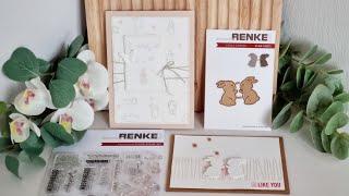 #Bastelhaul, #Alexandrarenke, We make 2 cards with the material