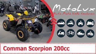 Comman Scorpion 200cc відеоогляд квадроцикла || Коман Скорпио 200цц видеообзор квадроцикла