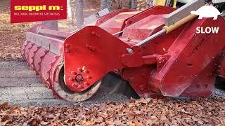 SEPPI M. - SUPERSOIL Powershift 2SPEED = 2 JOBS - forestry mulcher, tiller and stone crusher in one