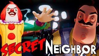 ШОУ ПРИВЕТ СОСЕД!КЛОУН МАНЬЯК ЗАПЕР НАС!ИГРА SECRET NEIGHBOR!СЕКРЕТ СОСЕДА!HELLO NEIGHBOR ПО СЕТИ!