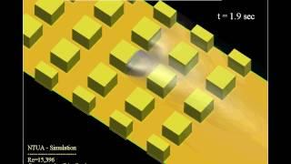 Pollutant dispersion from a street canyon